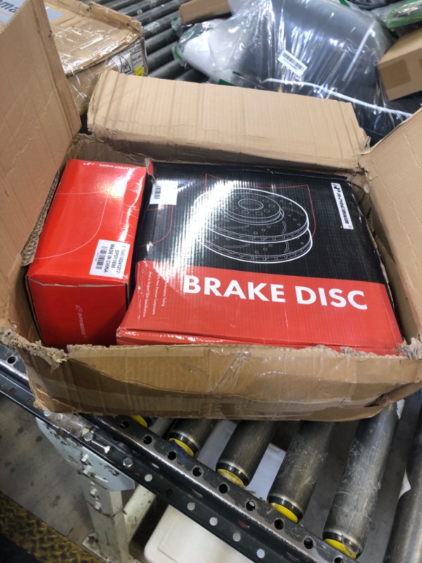 Photo 1 of A-Premium 12.80 inch (325mm) Front Drilled and Slotted Disc Brake Rotors + Ceramic Pads Kit Compatible with Select Buick, Chevy, GMC and Saturn Models - Enclave, Traverse, Outlook, Acadia (Limited)