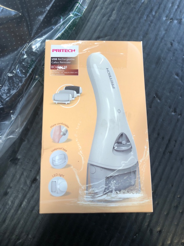 Photo 1 of Electric Foot Callus Remover, Rechargeable Portable Electronic Foot File Pedicure Tools, Electric Callus Remover Kit, Professional Pedi Feet Care Perfect for Dead, Hard Cracked Dry Skin Ideal Gift