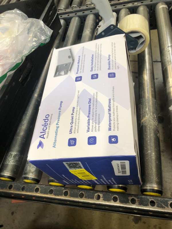 Photo 1 of Alcedo Alternating Air Pressure Mattress Pad for Bed Sore and Ulcer Prevention, Hospital & Home Use Medical Mattress Topper for Bedridden Patient, Adjustable Ultra Quiet Pump and Waterproof Cushion