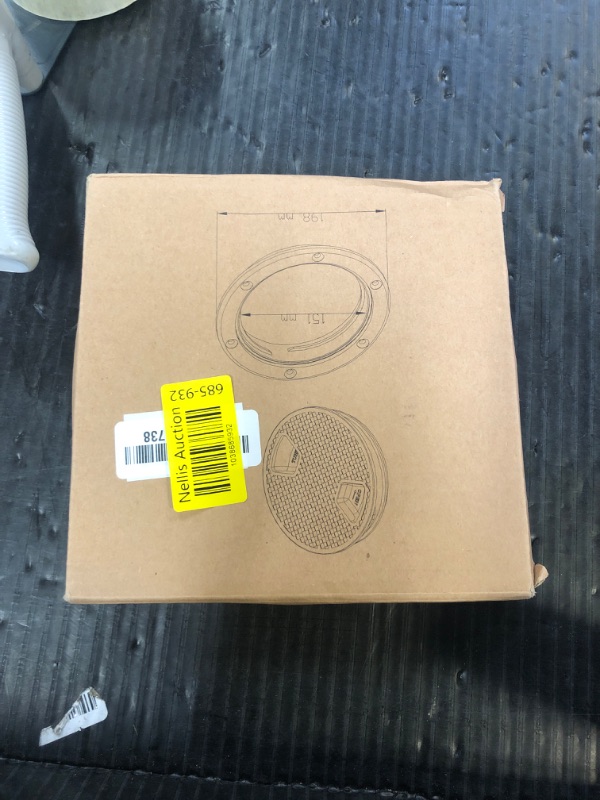 Photo 1 of NVAAV 8 Inch Boat Round Inspection Deck Plate Hatch with Detachable Cover and Pre-drilled Holes, Water Tight for Kayak RV Marine Boat Yacht Outdoor Installations