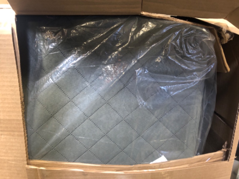 Photo 1 of PETMAKER Waterproof Dog Bed - 2-Layer Memory Foam Pet Pad with Removable Machine Washable Cover - 44x35 Crate Mat for Dogs or Puppies (Gray)