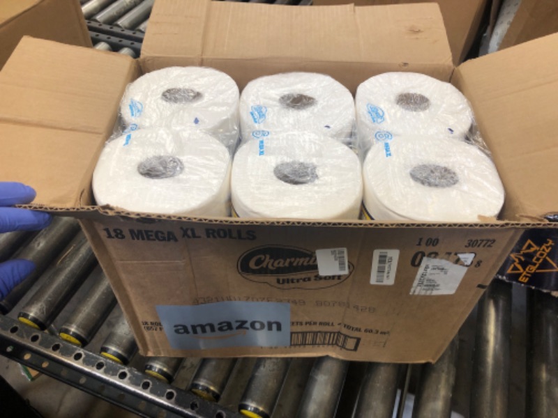 Photo 1 of Charmin Ultra Soft Toilet Paper, 18 Mega XL Rolls = 108 Regular Rolls