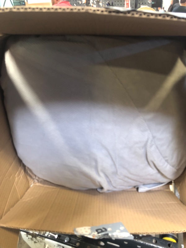 Photo 1 of Gurxien Bean Bag Chairs with Corduroy Cover Removable, 3 Ft Large Memory Foam Bean Bag Chairs for Kidswith Filling,Round Fluffy Sofa Chair for Living Room Bedroom