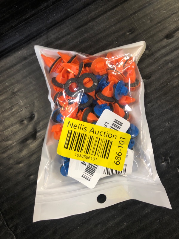 Photo 1 of AUTOKAY New 100x Orange & Blue Clips for 4Runner Tacoma Trim Moulding 75395-35070 75396-35020