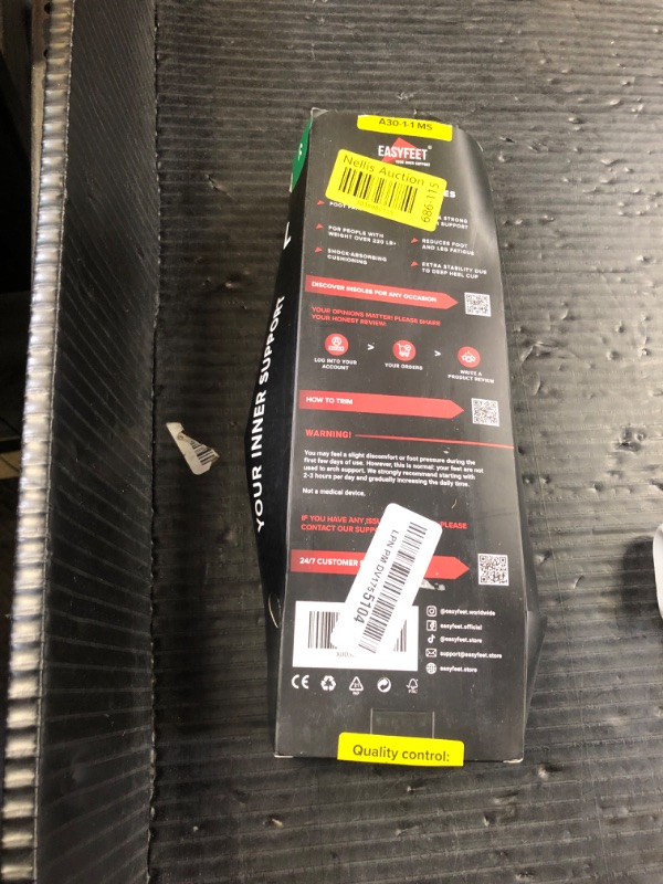 Photo 1 of 220+ lbs Plantar Fasciitis High Arch Support Insoles Men Women - Flat Feet Orthotic Inserts Standing All Day - Work Boot Shoe Insoles - Shoe Sole Flat Foot Heavy Men