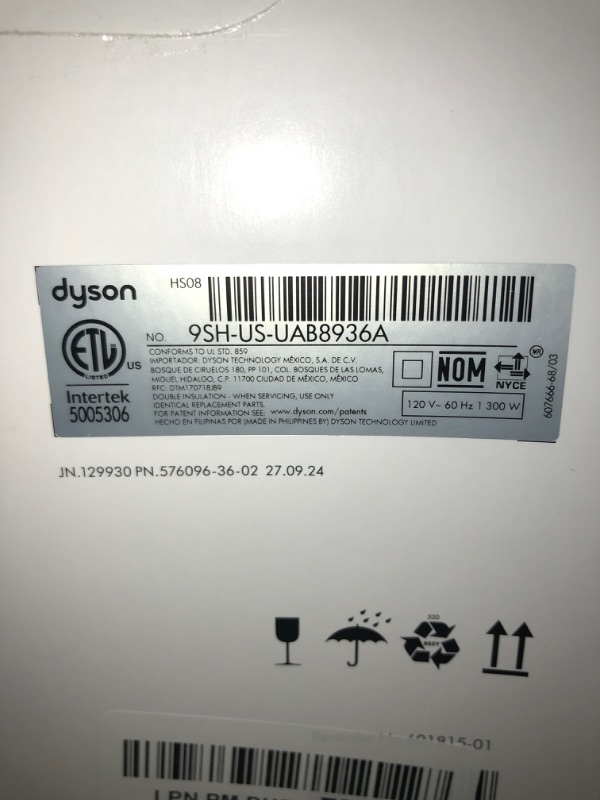 Photo 1 of Dyson Airwrap i.d.™ Multi-Styler and Dryer Straight+Wavy in Ceramic Pink and Rose Gold