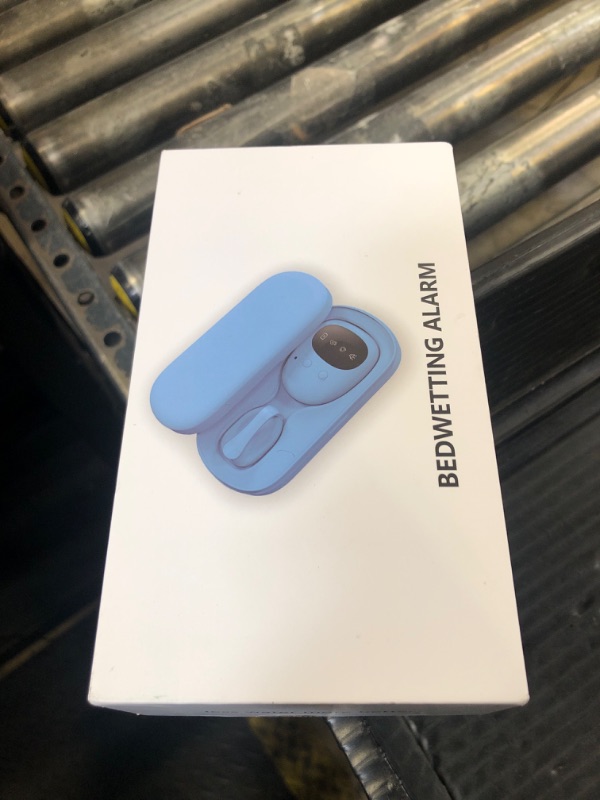 Photo 1 of TENQIU Wireless Bedwetting Alarm for Boys and Girls, USB Rechargeable, 3 Working Modes, Pee Alarm for Children,Blue