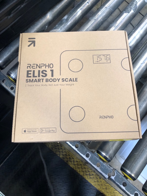 Photo 1 of RENPHO Smart Scale for Body Weight, FSA HSA Eligible, Digital Bathroom Scale BMI Weighing Bluetooth Body Fat Scale, Body Composition Monitor Health Analyzer with Smartphone App, 400 lbs - Elis 1