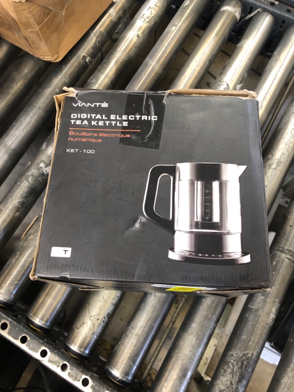 Photo 1 of Vianté Electric Kettle With Infuser For Loose Leaf. Hot Tea Maker With Temperature Control And Automatic Shut Off. Tea Kettle With Brewing Programs. 1.5 Liters Capacity