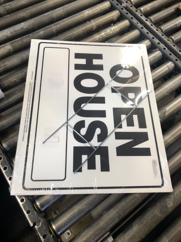 Photo 1 of Hillman Group 841964 8 x 12 in. Red & Black Plastic Bi-Lingual Exit Sign - 6 Piece66