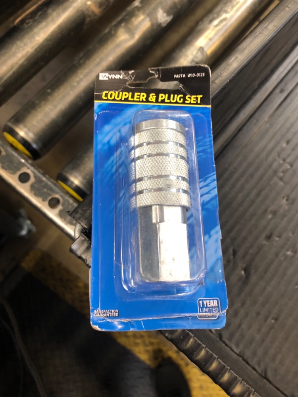 Photo 1 of WYNNsky Industrial Air Coupler, 1/2 Inch Body Size, 1/2 Inch Thread Size, Steel Air Compressor Accessories fittings