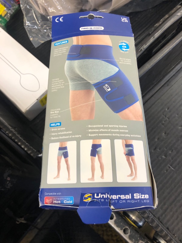 Photo 1 of Neo-G Groin Brace for Thigh or Hamstring Injury. Groin Brace for Men and Women - for arthritis, pulled groin, strain - Adjustable Groin Compression Support - Unisex