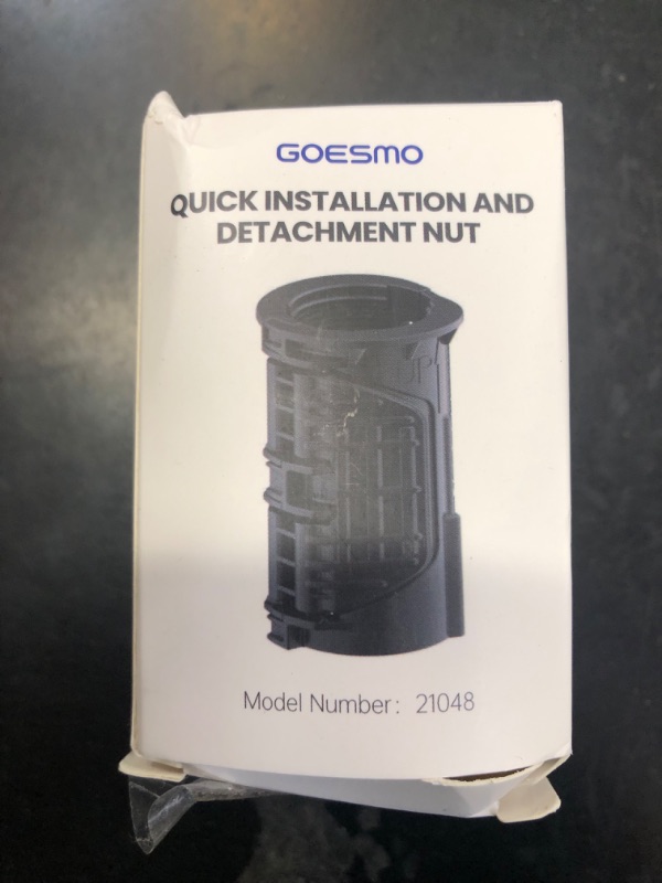 Photo 1 of GOESMO 21048 Faucet Basin Nuts, No Disassembly Tube, Quick Install Locknuts, Coupling Nut for Kitchen Bathroom Sink, Outer Diameter 32mm=1.25" Anti-Loose Nut, Durable Corrosion Mounting Plastic Nuts