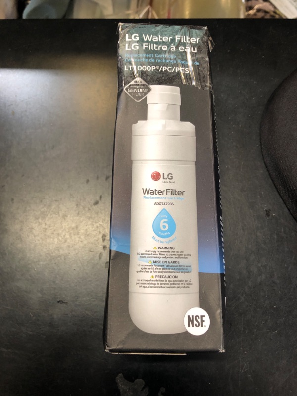 Photo 1 of LG LT1000P - 6 Month / 200 Gallon Capacity Replacement Refrigerator Water Filter (NSF42, NSF53, and NSF401) ADQ74793501, ADQ75795105, AGF80300704, or AGF80300705 White