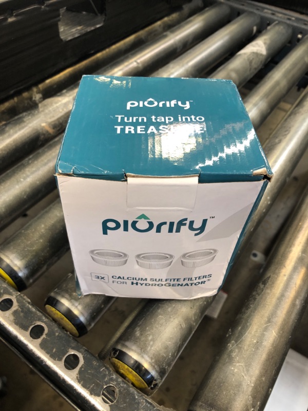 Photo 1 of PIURIFY 3-Pack Calcium-Sulfite Filters for Water Hydrogen Pitcher, Removes Chlorine from Drinking Water, Replacement Fitlers for Hydrogen Water Machine, BPA-Free Material