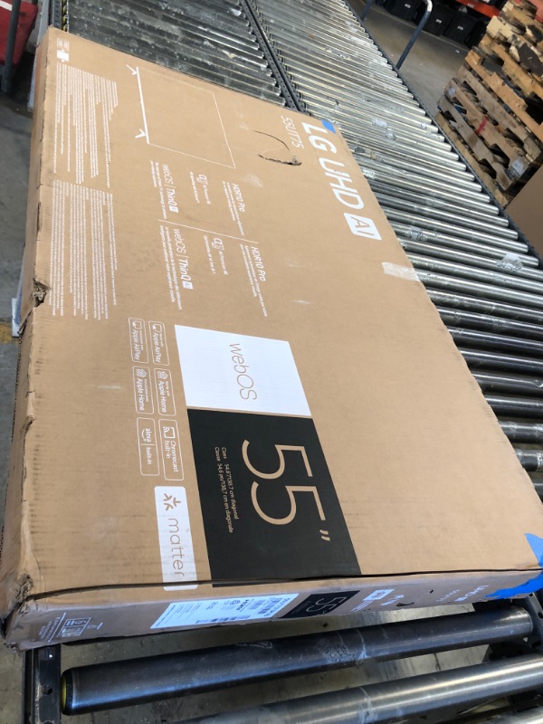 Photo 1 of LG 55-Inch Class UT75 Series LED Smart TV 4K Processor Flat Screen AI-Powered with Alexa Built-in (55UT7570PUB, 2024)