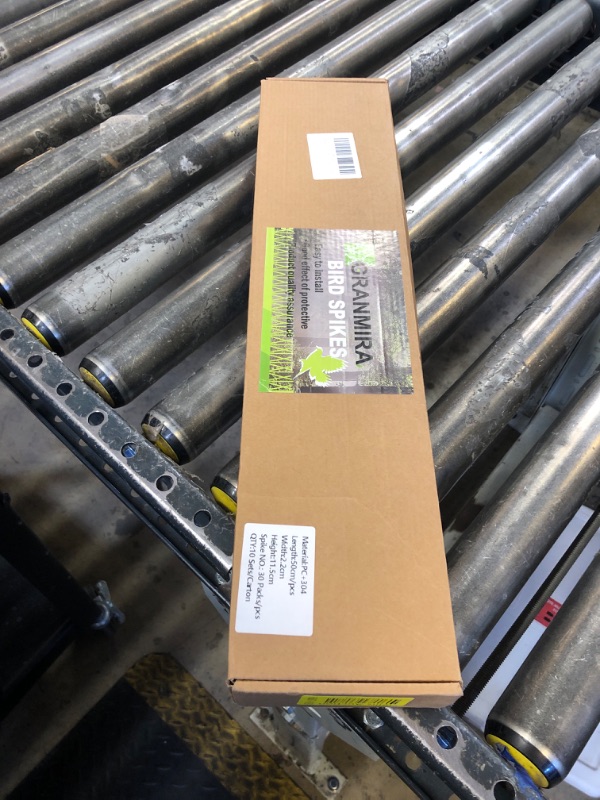 Photo 1 of Granmira 10 Pack Stainless Steel Bird Spikes with Plastic Base,300 Sets of Spines Covering 16.4Feet Stainless Steel Pigeon Spikes, (16.4Feet/300sets spines)