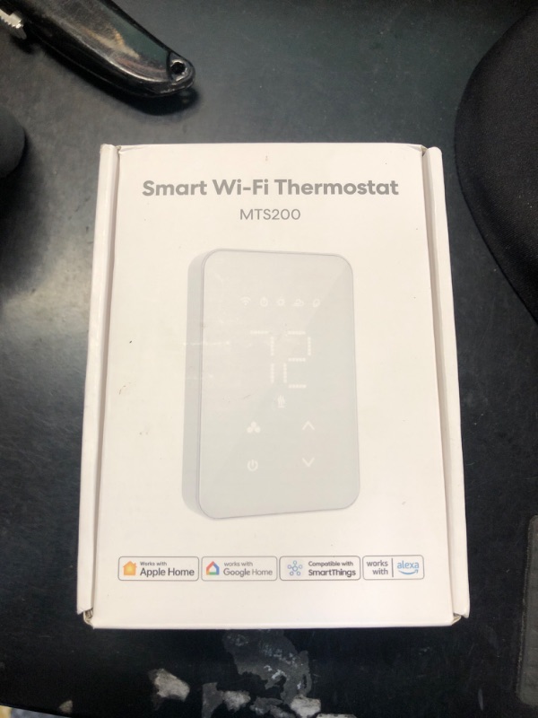 Photo 1 of meross Smart Thermostat for Electric Baseboard and in-Wall Heaters Work with HomeKit, Alexa and Google Home, 120V-240V Wi-Fi Programmable Thermostat with Easy Install, Energy Saving, 4 Wires Needed