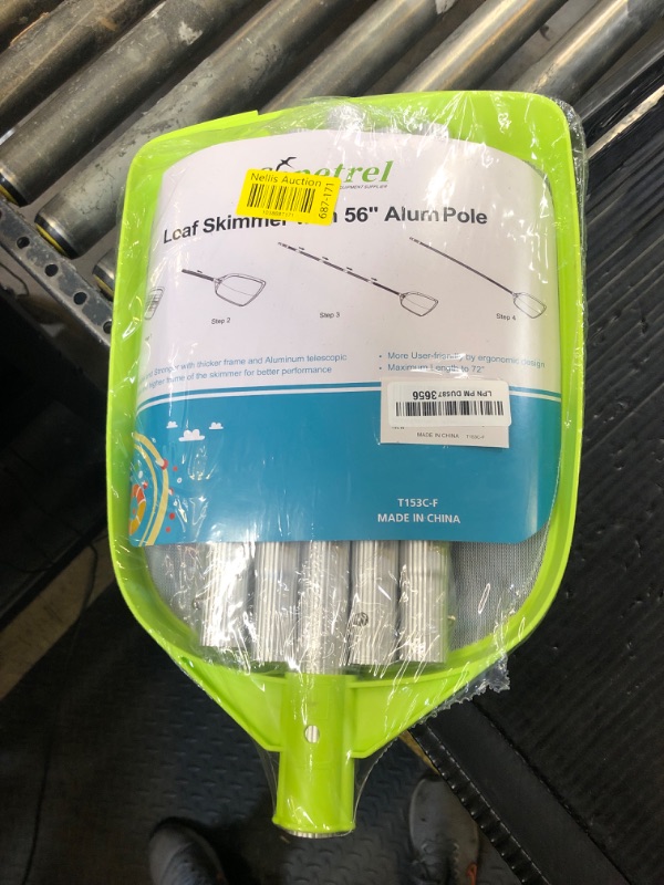 Photo 1 of Pool Skimmer Net- Total Length 72 inches Ultral Fine Mesh Rake with Pole,Accessories for Cleaning Inground/Above Ground Swimming Pool, Pond,Spa and Hot Tub Leaf Debris