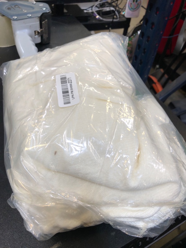 Photo 1 of Womens Oversized Cardigans Open Front Knit Cardigan Sweater Drape Chunky Button Down Casual Fall Outerwear with Pockets White