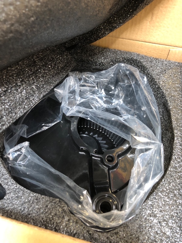 Photo 1 of For harley air cleaner filter Touring street glide road king electra tri trike Dyna Sportster XL 883 1200 Softail air intake (Speed 15 style - Black, D-For M8 Touring/Softail 2018-UP)