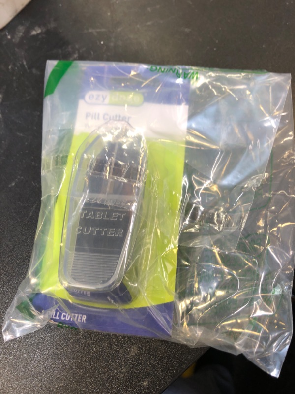 Photo 1 of EZY DOSE Pill Cutter and Splitter, Cuts Pills, Vitamins, Tablets, Stainless Steel Blade, Travel Sized, Safely Cut Pills and Vitamins, Easy to Use, Color May Vary, BPA Free