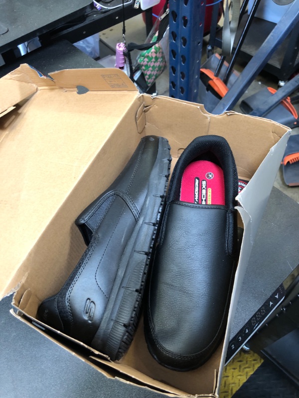 Photo 1 of Skechers Men's Nampa-Groton Food Service Shoe, Black, 10