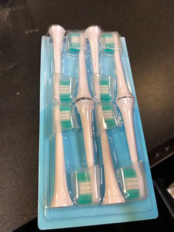 Photo 1 of Replacement Toothbrush Heads Compatible with Aquasonic Duo Pro and Vibe Series - 8 Pack Electric Brush Heads Compatible with Black Series and Black Series Pro, White