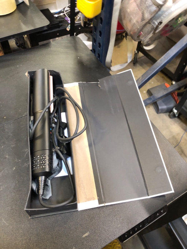 Photo 1 of Hair Straightener - 2 in 1 Wet to Dry Hair Dryer and Straightener with High-Speed Airflow + Rapid Heat-Up + Customizable Temperature + LCD Display & Auto Shut-Off + No Heat Damage for All Hair Types