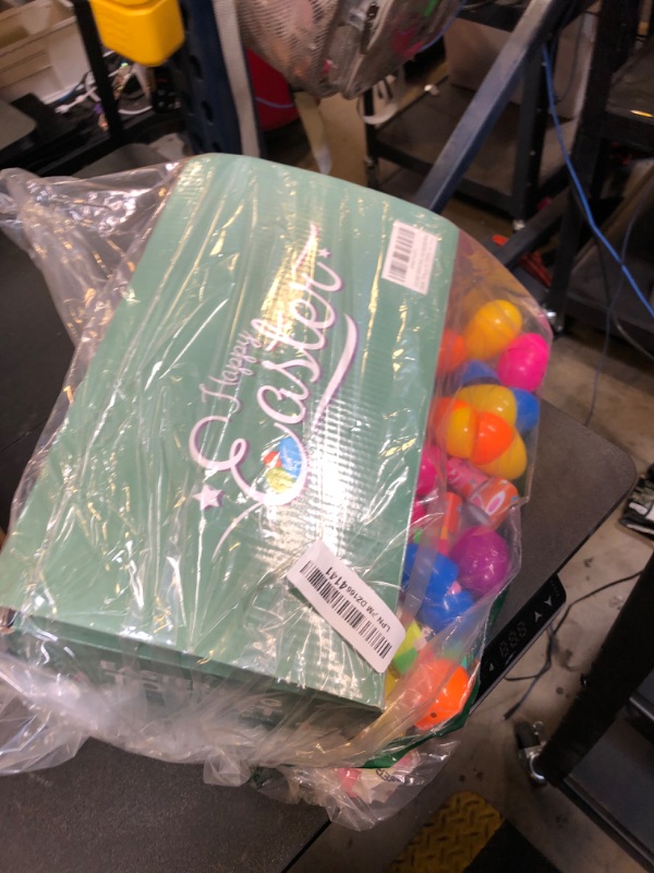 Photo 1 of SQZUWIT 100 PCS Prefilled Easter Eggs Filled with Toys Inside for Kids Boys Girls Easter Hunt Basket Stuffers Essentials Fillers Party Favors Classroom Prize Supplies