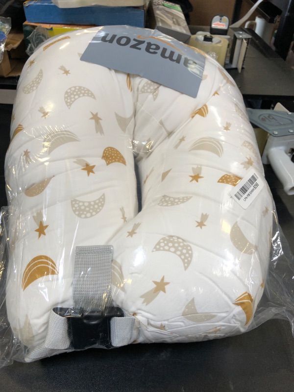 Photo 1 of Momcozy Original Nursing Pillow and Positioner, Plus Size Breast Feeding Pillow for More Support for Mom and Baby Boy or Girl?Baby Essentials for Nursing or Bottle Feeding and Removable Cotton Cover