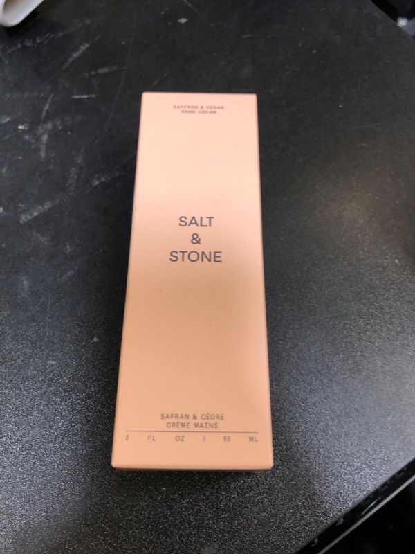 Photo 1 of Salt & Stone Hand Cream for Women & Men | Saffron & Cedar | Hydrates, Nourishes & Softens Skin | Restores Dry Cracked Hands | Fast-Absorbing | Cruelty-Free & Vegan (2 fl oz)
