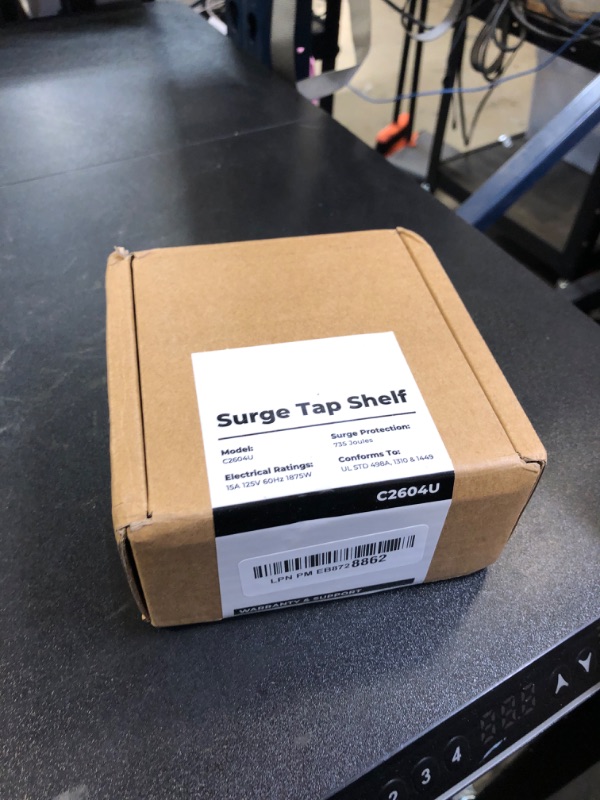 Photo 1 of KMC Wall Surge Protector,6 Outlet Wall Mount Power Strip with 2 USB Charging Ports Total 2.4 AMP,Dual Slide-Out Smartphone Holders Design, Portable for Travel/Home/Office Use,ETL Certified