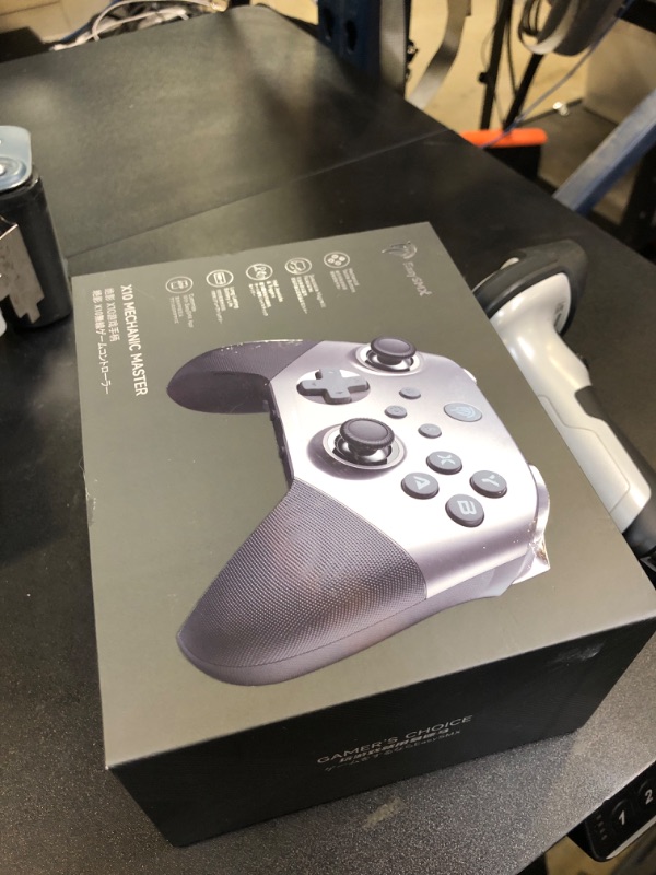 Photo 1 of EasySMX X10 PC Controller for Black Myth: Wukong - Enhanced Wireless Bluetooth Controller with a Swappable Faceplate/Hall Joysticks and Triggers for PC/Switch/Steam/Android TV/Android and iOS Mobile
