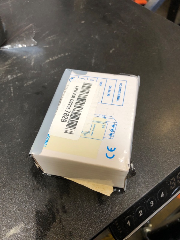 Photo 1 of 7 Day Programmable Timer Relay Digital Timer Switch Heavy Duty THC15A16 On Off for Controlling Street Lamps Neon Lamps Production Equipment, DIN Rail(not Included) (AC/DC24V)