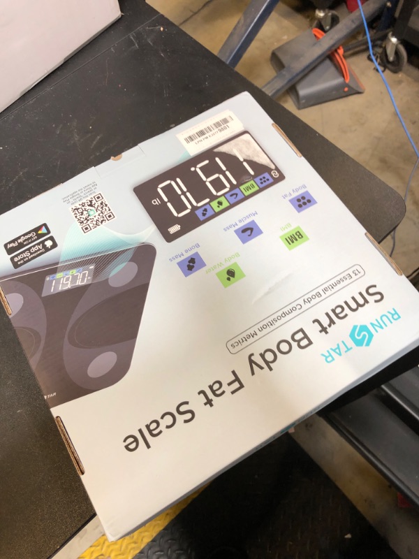 Photo 1 of Scale for Body Weight and Fat Percentage, RunSTAR Digital Accurate Bathroom Smart Scale with Large Display, FSA&HSA Eligible 13 Body Composition Analyzer Sync App
