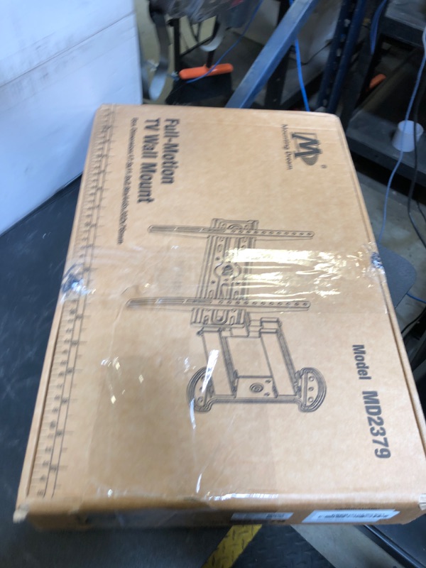 Photo 1 of Mounting Dream TV Mount Bracket Full Motion TV Wall Mounts for 26-55 Inch LED LCD Plasma Flat Screen TV, Wall Mount with Swivel Articulating Dual Arms TV Bracket up to VESA 400x400mm 99 LBS MD2379