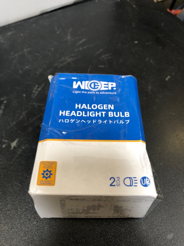 Photo 1 of wideep HIR2/9012 Halogen Headlight Bulbs, Standard DC 12V 55W High and Low Beam Replacement, 5000K White Car Headlamp, Pack of 2