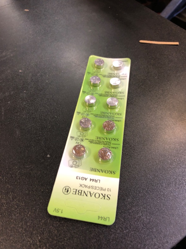 Photo 1 of SKOANBE 10pcs SR626SW LR626 AG4 377 1.5V Button Coin Cell Watch Battery