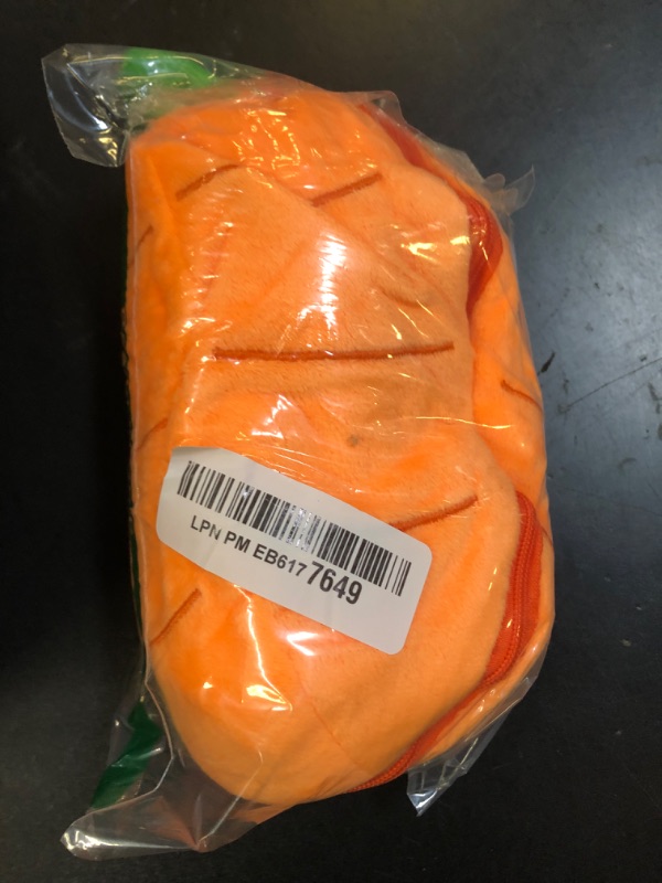 Photo 1 of YOUBLEK Bunny Stuffed Animal,Carrot Reversible Cuddle Bunny Plush Doll with Zipper Cute Soft Rabbit Toys Pillow for Kids and Adults Easter Bunnies Plushies Gifts (Carrot, 7.09 inches)
