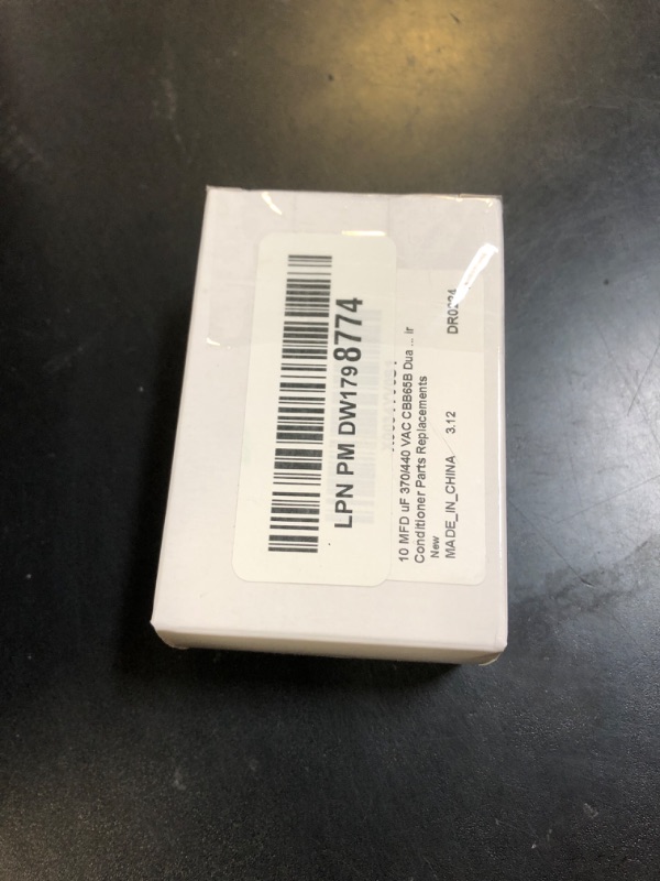 Photo 1 of 10 MFD uF 370/440 VAC CBB65B Dual Run Round Capacitor, UL Listed Motor Run Capacitor for Condenser Straight Cool or Heat Pump Air Conditioner Parts Replacements