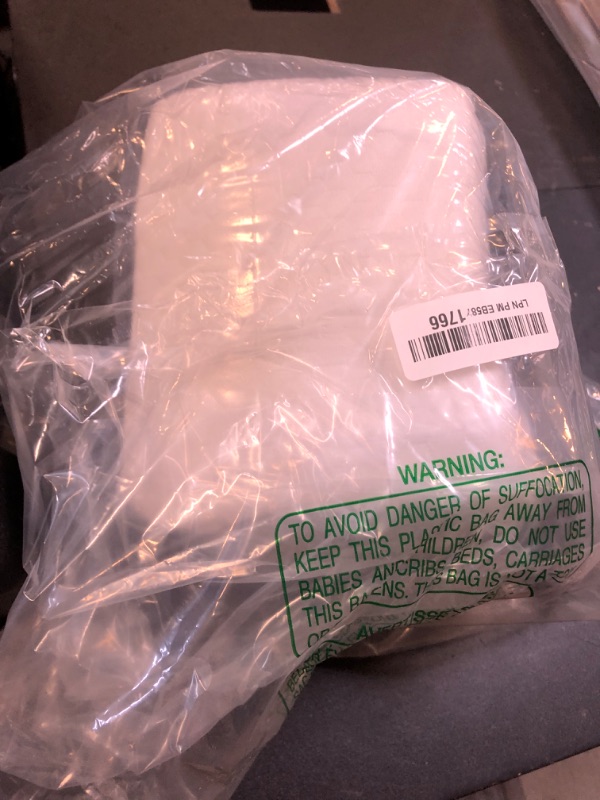 Photo 1 of LESUMI Memory Foam Knee Pillow, Sleeping Leg Pillow, for Side Sleepers & Pregnant Women - for Spinal Alignment, Relief Sciatica, Knee, Back, Leg & Hip Pain, with Washable Cover & Travel Bag, White