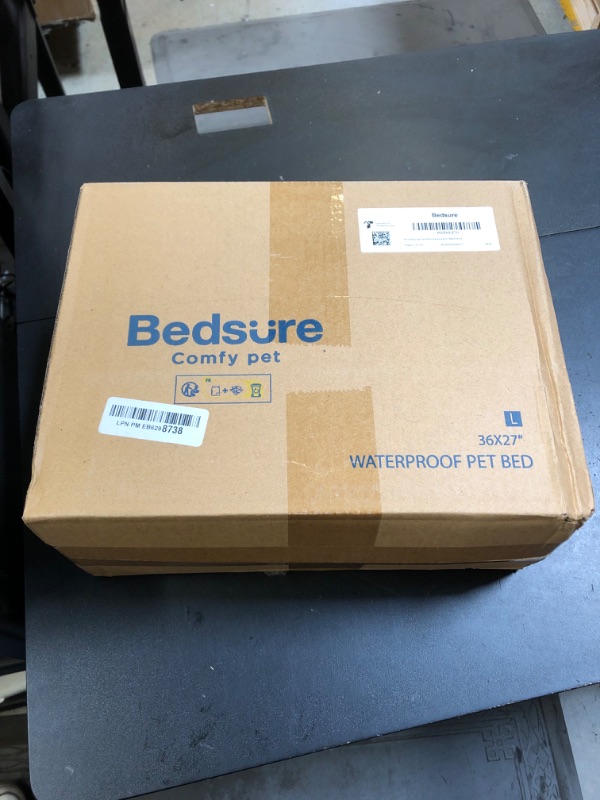 Photo 1 of Bedsure Waterproof Dog Beds for Large Dogs - 4 Inch Thicken Up to 80lbs Pet Mat Pillows with Removable Washable Cover, Green
