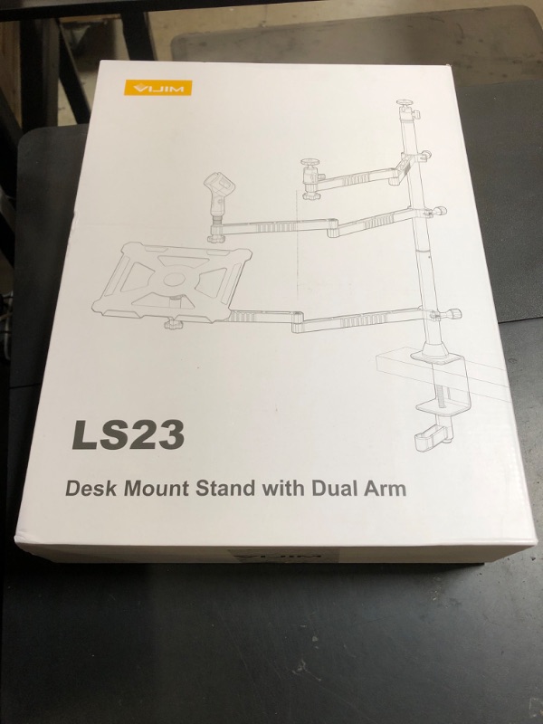 Photo 1 of Ulanzi Broadcast Boom Arm,VIJIM LS23 Camera Desk Mount Stand with Flexible Arm,Overhead Camera Mount, Microphone Boom Arm for Blue Yeti Nano, Podcast Kit for Ring Light/DSLR Camera/Webcam/Panel Light