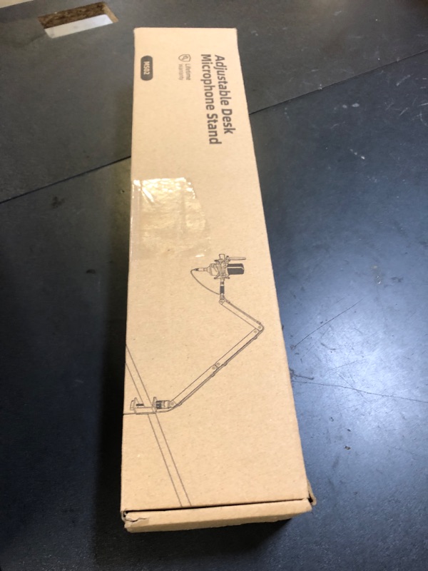 Photo 1 of TODI Mic Arm for Lightweight Mics, Microphone Arm Rotatable, Storable Desk Mic Stand for Bear 3LB with Mount Clamp, Mic Stand Boom Arm with Cable Channel with 3/8'' 5/8'' Thread for Podcast, Gaming