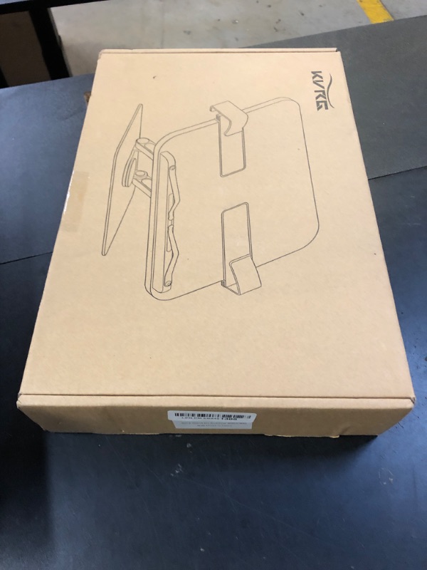 Photo 1 of Book Stand for Reading,KVRG Adjustable Book Holder with 360° Rotating Metal Base,Foldable Cookbook Stand, Reading Hands Free with ABS Expandable Page Clips for Recipe,Textbook,Laptop-Black