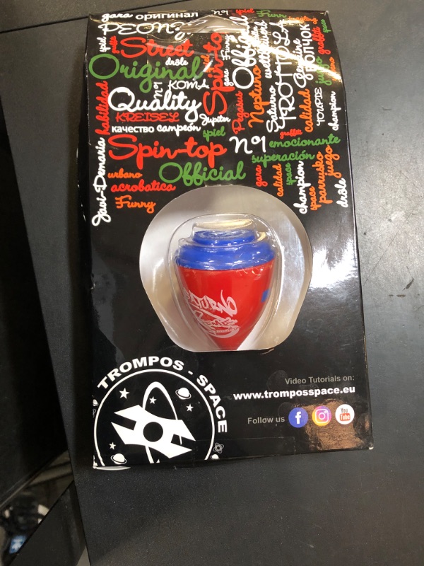 Photo 1 of Trompo Space Trompos Space SL Spin Top Saturno Xtreme Roller - Bearing Tip SpinTop - (Colors Vary, Single Spin Top)