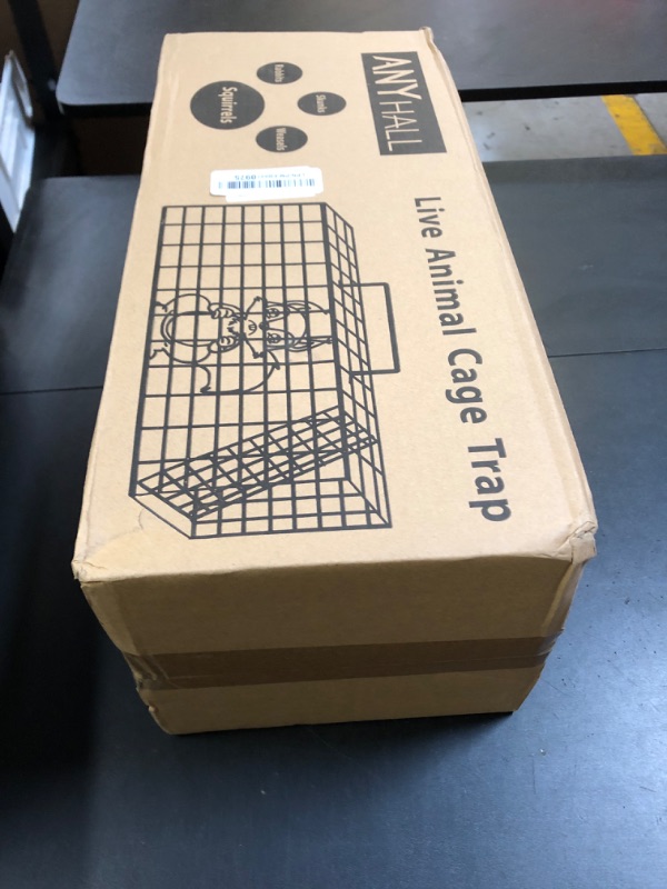 Photo 1 of Anyhall Heavy Duty Squirrel Trap Humane Live Animal Cage Trap for Squirrels, Small Rabbits, Weasels and Similar-Size Rodents