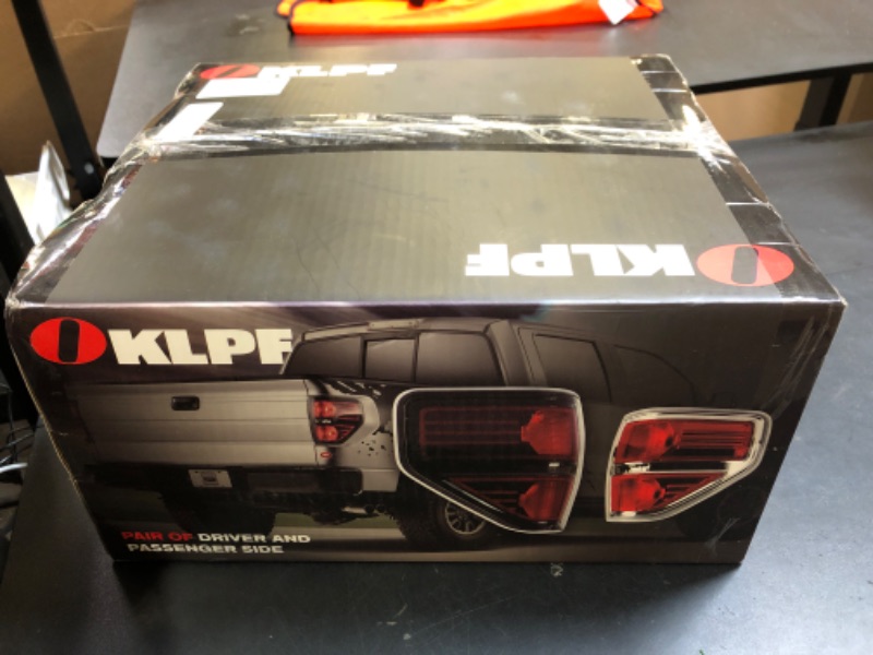Photo 1 of OKLPF Rear Brake Tail Light Compatible With 2009 2010 2011 2012 2013 2014 Ford F150 F-150,Replace Red Taillight Assembly Red Smoked Tail light,Included A Luxurious Box,Driver and Passenger Side
