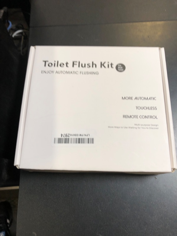 Photo 1 of KERDE CN08B Automatic Toilet Flusher Touchless Toilet Flush Kit Automatic Motion Sensor Powered by Batteries .12” Sensor Range